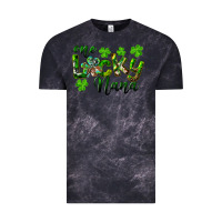 Cloud Black St. Patrick's Day One Lucky Nana Vintage Tee - RanaPortraitStore