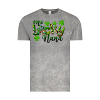 Cloud Rock St. Patrick's Day One Lucky Nana Vintage Tee - RanaPortraitStore