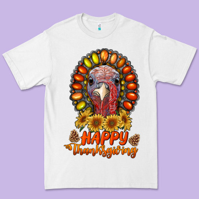 Happy Thanksgiving Gemstone Premium Tee Designed By Ranaportraitstore