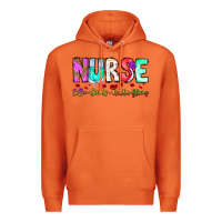 Carrot Nurse Coffee Scrubs Rubber Gloves Premium Hoodie - CowhideDigitalArt