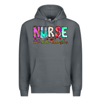 Rock Nurse Coffee Scrubs Rubber Gloves Premium Hoodie - CowhideDigitalArt