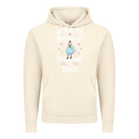 Vintage Artic Just A Girl Who Loves Chickens And Dogs Gift Women Vintage Hoodie - trangStudio