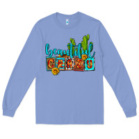 Colony Blue beautiful crazy olivia Long Sleeve Tee - OliviaCreatesArt