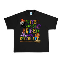 Black this witch can be bribed with chocolate Urban Heavy Tee - CowGirlArtShop