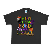 Pigment Black this witch can be bribed with chocolate Urban Heavy Tee - CowGirlArtShop