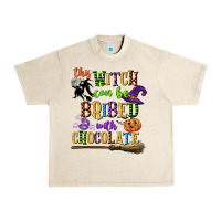Sandshell this witch can be bribed with chocolate Urban Heavy Tee - CowGirlArtShop