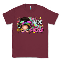 Burgundy 80s made 90s raised messy bun Classic Tee - texasbilliewilder