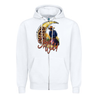 White stay wild moon cowgirl Zipper Hoodie - RacoonDesign