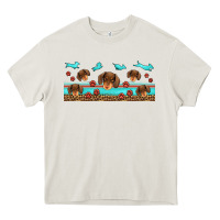 Cream dachshund wiener dog Heavy Core Tee - Jasminsmagicworld