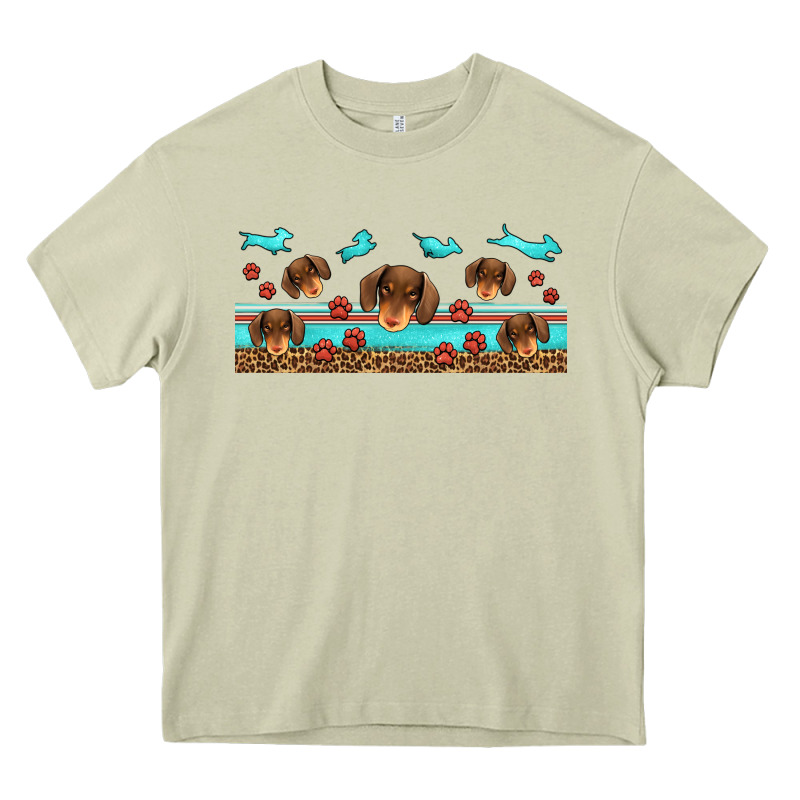 Dachshund Wiener Dog Heavy Core Tee by Jasminsmagicworld | Teevron