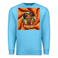 Ocean Blue fall african girl Premium Sweatshirt - BarkalooDesign