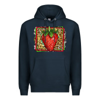 Navy strawberry summer Premium Hoodie - Jasminsmagicworld
