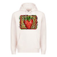 Pale Pink strawberry summer Premium Hoodie - Jasminsmagicworld