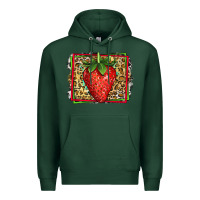 Sports Green strawberry summer Premium Hoodie - Jasminsmagicworld