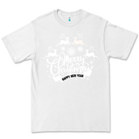 White Merry Christmas Happy New Year Premium Tee - Bettercallsaul