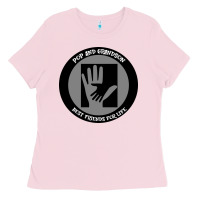 Bubblegum Pink Pop Pop And Grandson Best Friends For Life Ladies Tee - Bettercallsaul