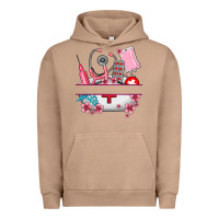 Pigment Burro custom name nurse hat and elements Urban Hoodie - AdoDesignShop
