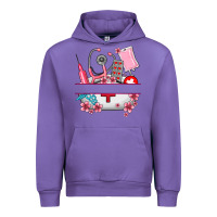 Tulip custom name nurse hat and elements Urban Hoodie - AdoDesignShop