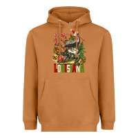 Meerkat Christmas Louisiana Heavyweight Hoodie - BarkalooDesign