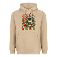 Mushroom Christmas Louisiana Heavyweight Hoodie - BarkalooDesign