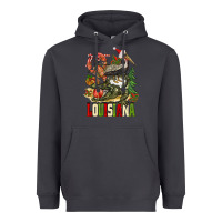 Smoke Christmas Louisiana Heavyweight Hoodie - BarkalooDesign