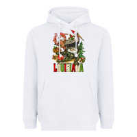 White Christmas Louisiana Heavyweight Hoodie - BarkalooDesign