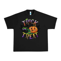 Black trick or treat Urban Heavy Tee - CowGirlArtShop