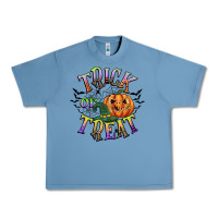 Pebble Blue trick or treat Urban Heavy Tee - CowGirlArtShop