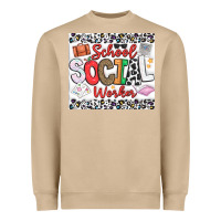 Mushroom School Social Worker Heavyweight Sweatshirt - CowhideDigitalArt