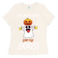 Bone I'm Just Here For The Boos Ladies Tee - Bettercallsaul