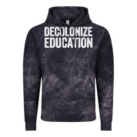 Cloud Black Decolonize Education History Teacher Educator Gift Vintage Hoodie - trangStudio