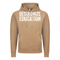 Vintage Coffee Decolonize Education History Teacher Educator Gift Vintage Hoodie - trangStudio