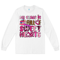 White my class is full of sweet hearts olivia Long Sleeve Tee - OliviaCreatesArt