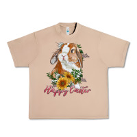 Burro happy easter with bunny and sunflowers Urban Heavy Tee - RanaPortraitStore