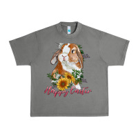 Tornado happy easter with bunny and sunflowers Urban Heavy Tee - RanaPortraitStore