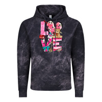Cloud Black Love Valentine's Day Vintage Hoodie - HowdyJamesFarm