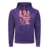 Cloud Purple Love Valentine's Day Vintage Hoodie - HowdyJamesFarm