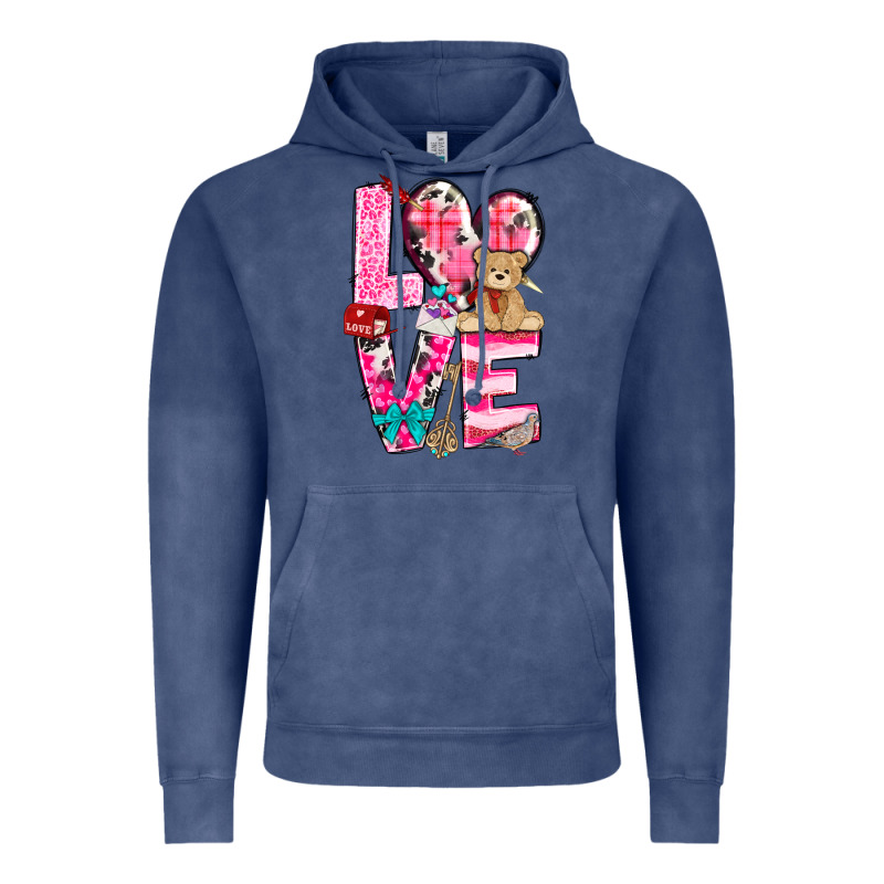 Love Valentine's Day Vintage Hoodie by HowdyJamesFarm | Teevron