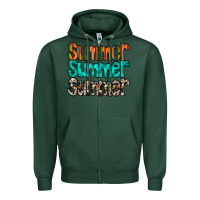 Sports Green summer western Zipper Hoodie - RacoonDesign