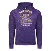 Cloud Purple Retro Vintage American Motorcycle Indian for Old Biker Vintage Hoodie - trangStudio