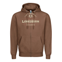 Chestnut Ram Trucks Limited Longhorn Edition 10th Anniversary Zipper Hoodie - trangStudio