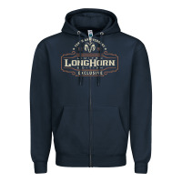 Navy Ram Trucks Limited Longhorn Edition 10th Anniversary Zipper Hoodie - trangStudio