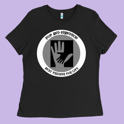 Pop Pop And Grandson Best Friends For Life Ladies Tee Designed By Bettercallsaul