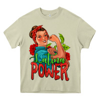 Latina Power Strong Woman Heavy Core Tee | Teevron