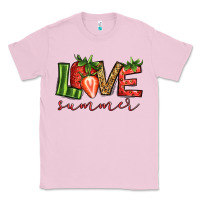 Bubblegum Pink love summer strawberry Classic Tee - Jasminsmagicworld