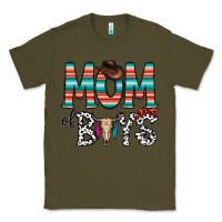 Army Green mom of boys Classic Tee - CowhideDigitalArt