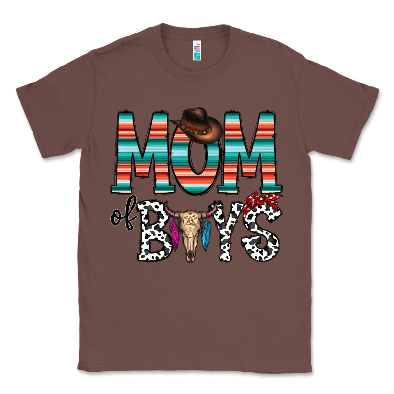 Mom Of Boys Classic Tee by CowhideDigitalArt | Teevron