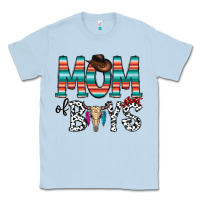 Dusty Blue mom of boys Classic Tee - CowhideDigitalArt