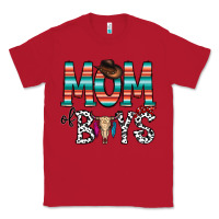 Red mom of boys Classic Tee - CowhideDigitalArt