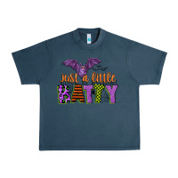 Midnight Navy just a little batty Urban Heavy Tee - CowGirlArtShop